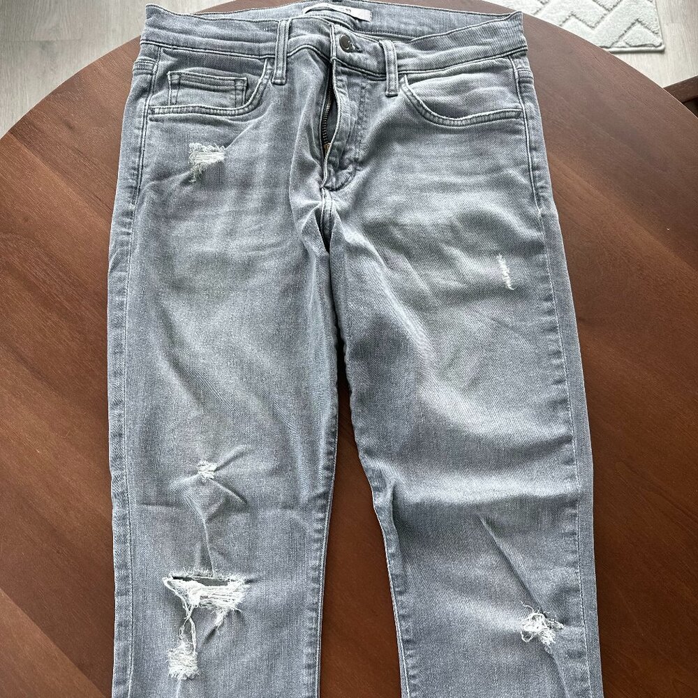 Joes Grey Ripped Stretchy Jeans - Slim